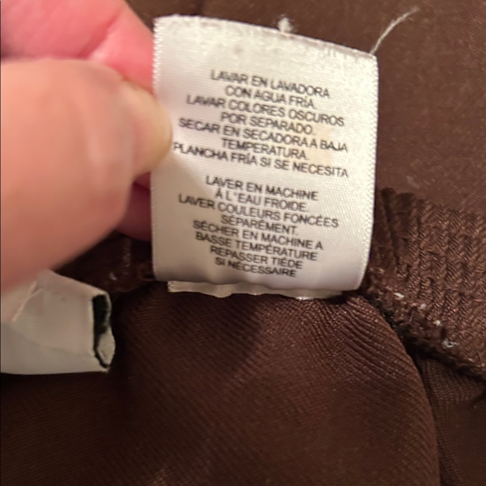 Alfred Dunner Women’s Dark Brown Pants - Picture 4 of 4